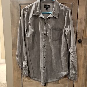 Lucky Brand Gray Blouse